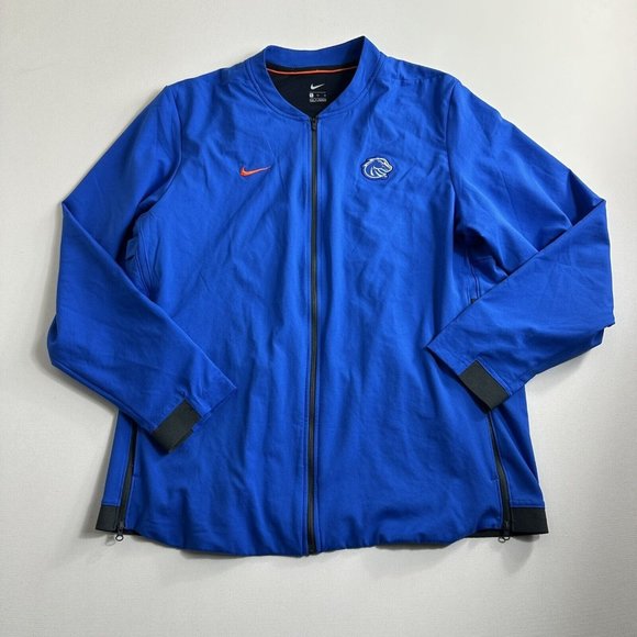 Nike Boise State Broncos Swoosh Jacket Mens Size XL Windbreaker 2000s Y2K Retro‎ - Picture 1 of 11